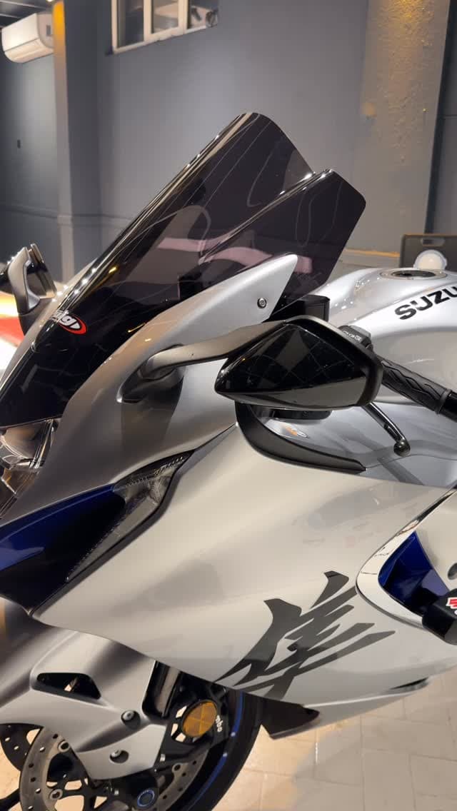 LTF Garage'da komple TPU PPF ile kaplanan Suzuki Hayabusa motosiklet